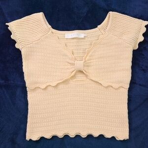 Becker Scalloped Top from ASTR the Label